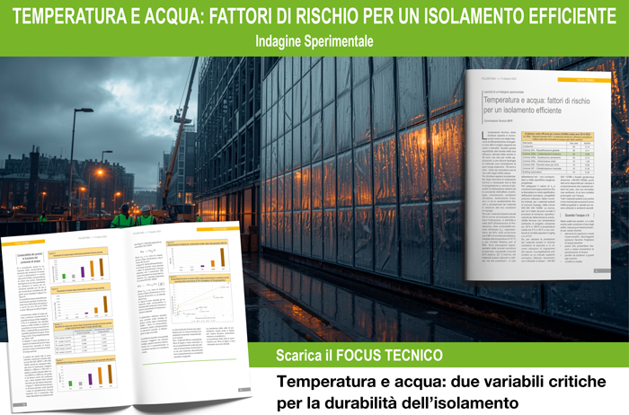Temperatura e acqua: due variabili critiche per un isolamento efficiente