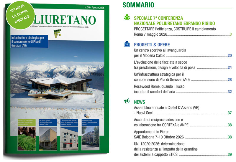 Leggi la rivista POLIURETANO Agosto 2026