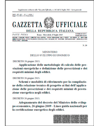 Decreti attuattivi Legge 90/2013
