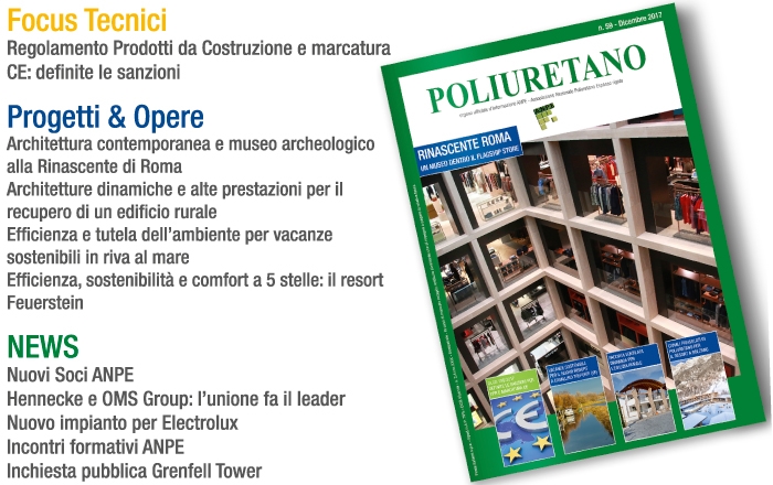 Leggi la rivista POLIURETANO Dicembre 2017