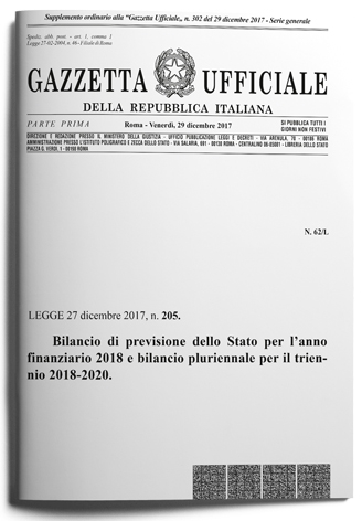 Legge di Bilancio 2018