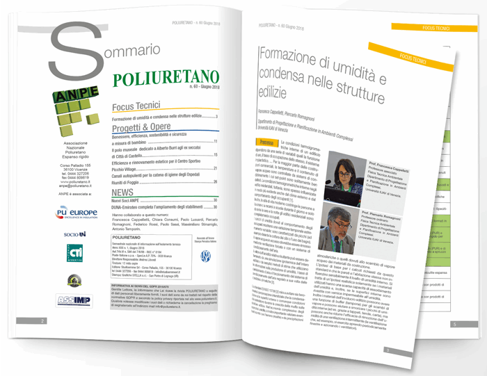 Leggi la rivista POLIURETANO Giugno 2018