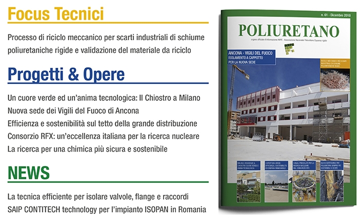 Leggi la rivista POLIURETANO Dicembre 2018