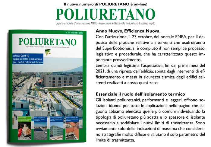 Leggi la rivista POLIURETANO Dicembre 2020