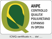 Marchio controllo qualità poliuretano a spruzzo